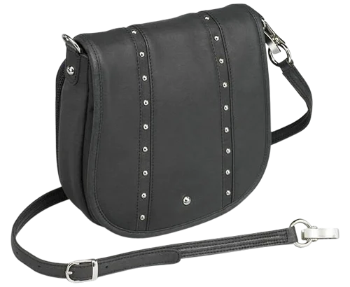 Gun Tote'n Mamas Gtm-18/bk Studded Flap Black