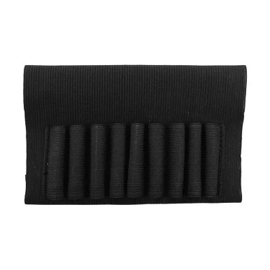 GunMate Rifle Buttstock Shell Holder - 9 Round - Black