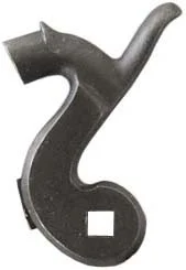 Hammer, percussion, left, 1.65" throw, wax cast steel, as cast