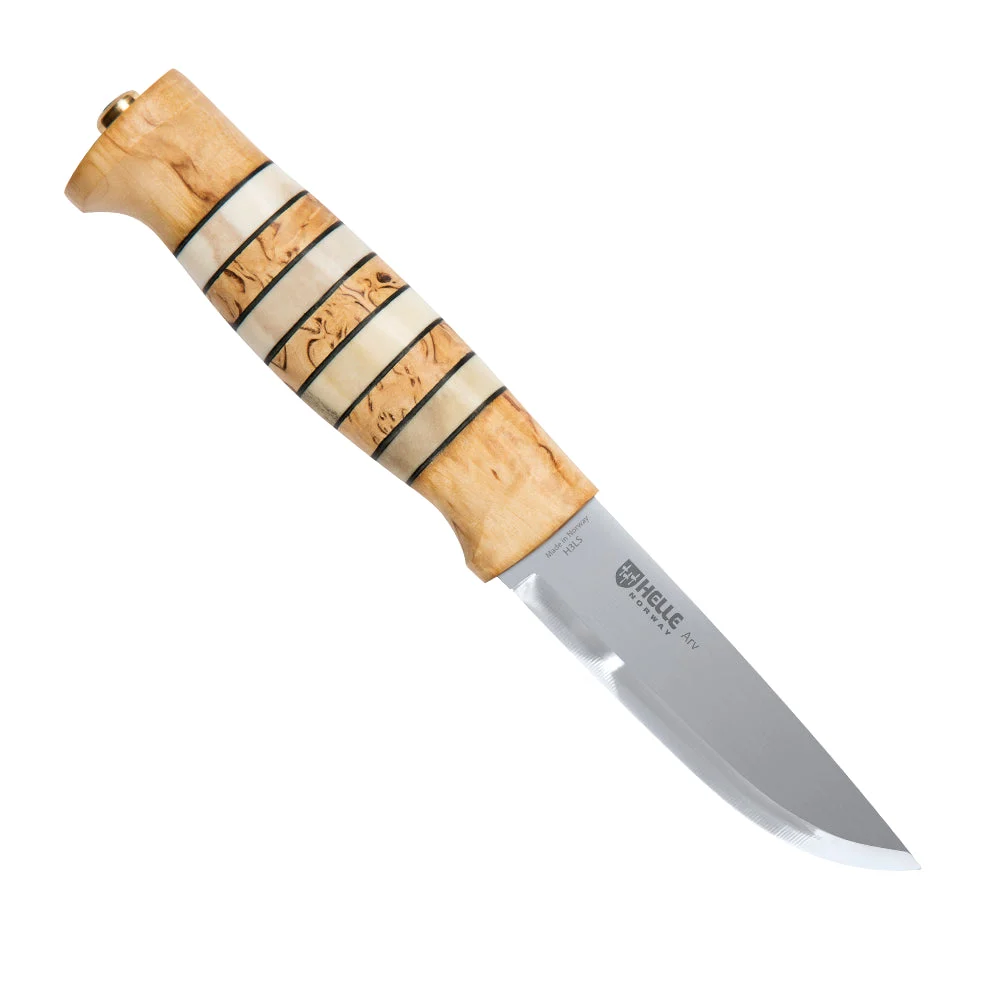 Helle Arv Outdoor Knife with Leather Sheath