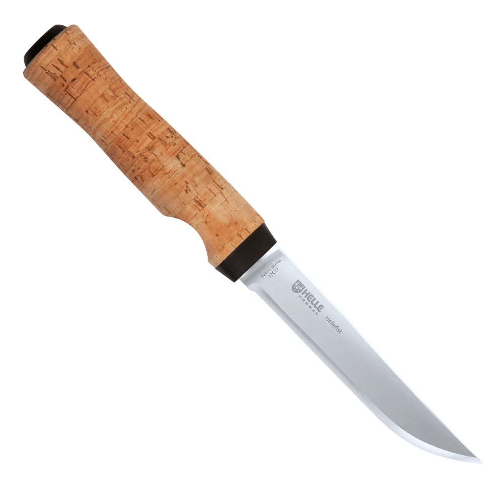 Helle Hellefisk Fish Knife with Leather Sheath