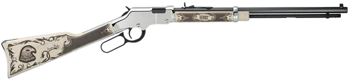 Henry Golden Boy American Eagle 22 S/L/LR, 20" Barrel, Ivory Color Stock, Nickel Rec, 21rd