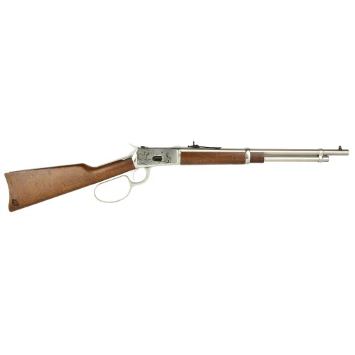 Heritage R92 TALO Edition 44 Remington Magnum, 18" Barrel, Engraved Stainless Rec, Wood Furniture, 8rd
