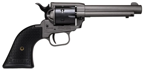 Heritage Rough Rider 22 LR, 4.75", Barrel, Tungsten Gray Frame, Black Polymer Grips, 6rd