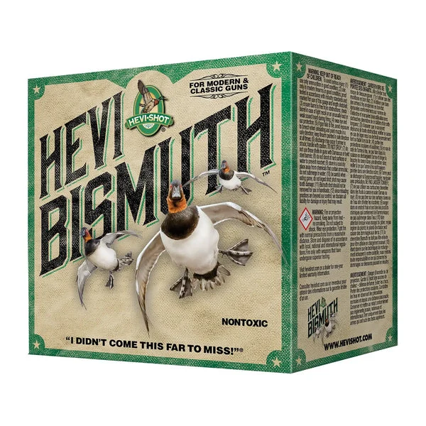 HEVI BISMUTH 20GA 3" #4 25RD