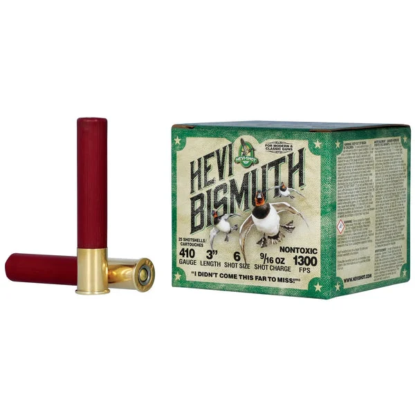 HEVI BISMUTH 410GA 3" #6 25RD