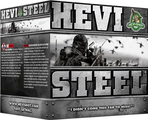 HEVI-SHOT HEAVY STEEL 12GA 2.75" 1-1/8OZ #2 25RD