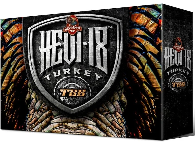 Hevi-Shot Hevi-18 TSS Turkey Ammunition 12 Gauge Non-Toxic Tungsten Super Shot Box of 5