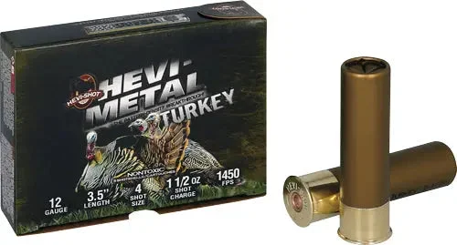 HEVI-SHOT HEVI METAL 12GA 3.5" 1-1/2OZ #4 5RD