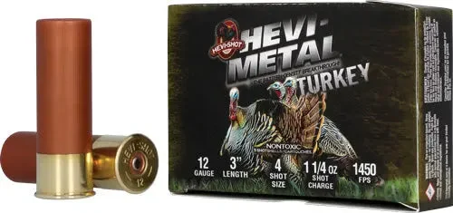 HEVI-SHOT HEVI-METAL TURKEY 12GA 3" 1-1/4OZ #4 5RD