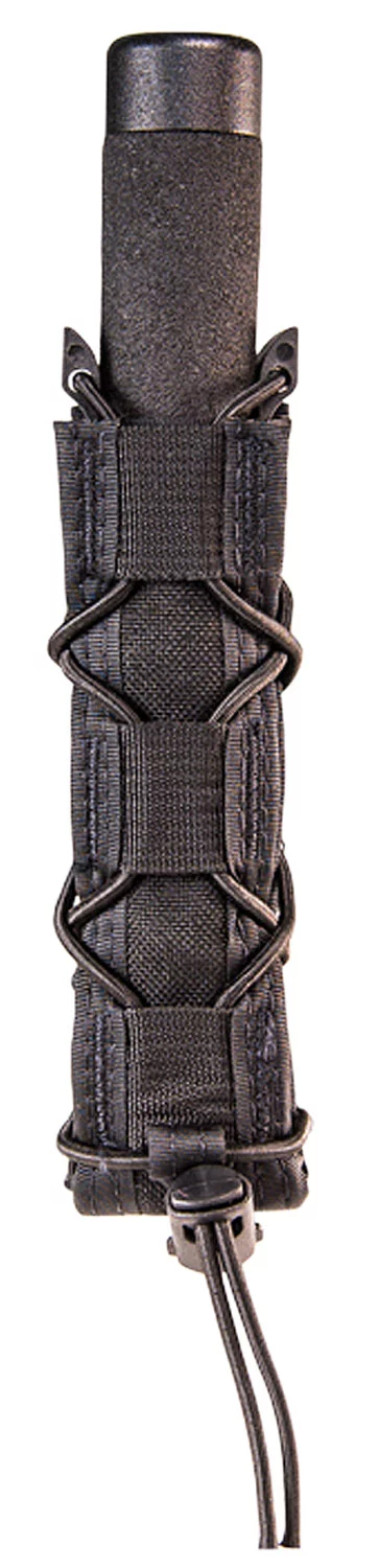 High Speed Gear 11EX00BK TACO Extended Mag Pouch Single Black Nylon MOLLE Belts 2″ Wide Compatible w/ Pistol