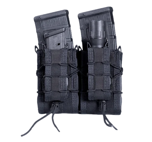 High Speed TACO Double Decker Black Nylon MOLLE Mount 11DD02BK
