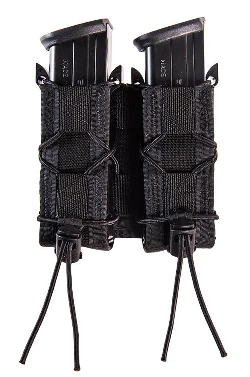 High Speed TACO MOLLE Double Pistol Cordura/Polymer Black