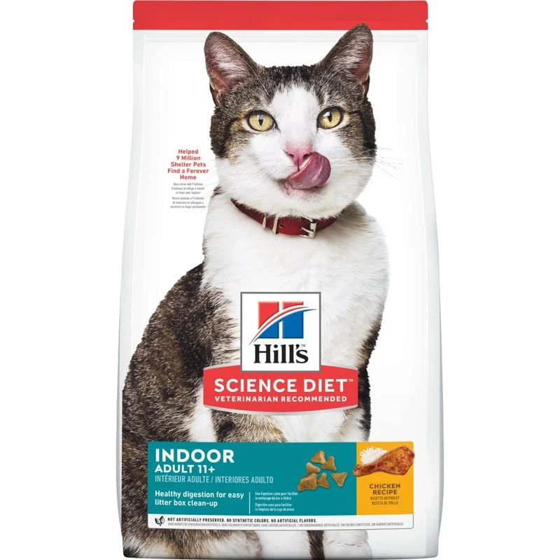 Hill’s Science Diet Adult 11+ Indoor cat food