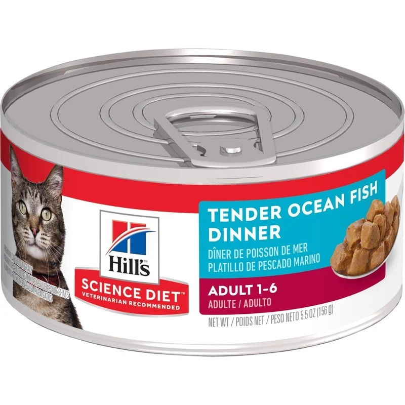 Hill’s Science Diet Adult Tender Ocean Fish Dinner cat food