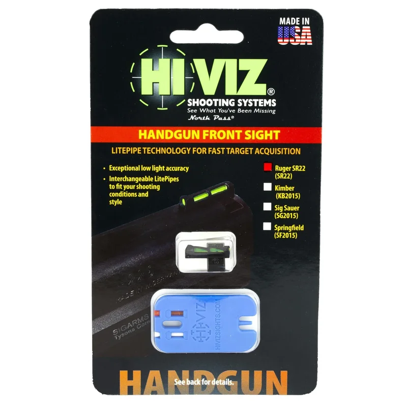 Hiviz Litewave Frnt Sight Rug Sr22