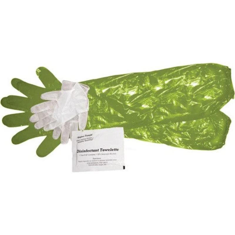 Hme Game Cleaning Glove Combo – Shoulder & Wrist W/towlette 4p