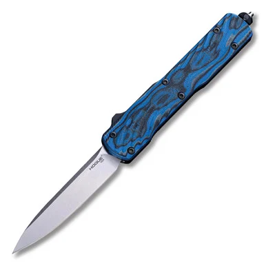 Hogue Counterstrike OTF Automatic Knife Blue Lava G-Mascus - 3.5in Drop Point Tumbled Plain AUHG34873