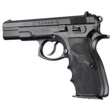 Hogue CZ-75, TZ-75, P-9 Rubber Wraparound with Finger Grooves
