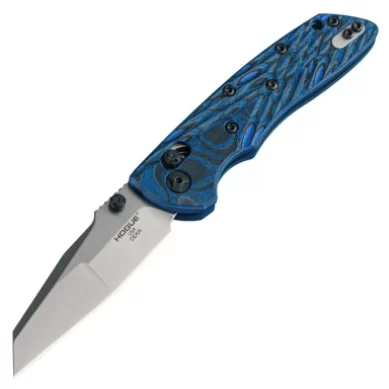 Hogue Deka 3.25″ ABLE Lock Folder Modified Wharncliffe Tumble Finish – G-10 Frame G-Mascus Blue Lava