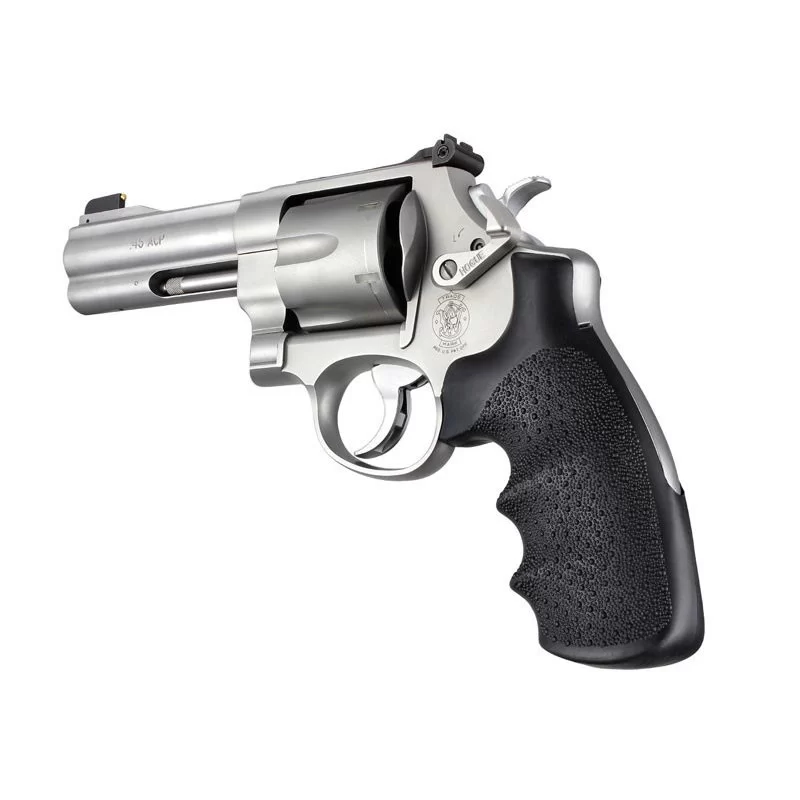 Hogue S&W N Round Butt Black Rubber Monogrip