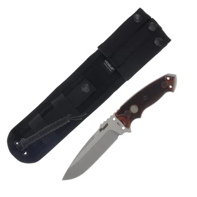 Hogue SIG EX-F01 Fixed Blade Rosewood 5.5in Plain Tumbled Drop Point HG37175