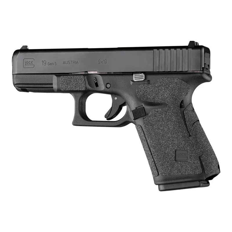 Hogue Wrapter Grit Adhesive Grip for Gen 5 Glock 19, 19MOS, 44