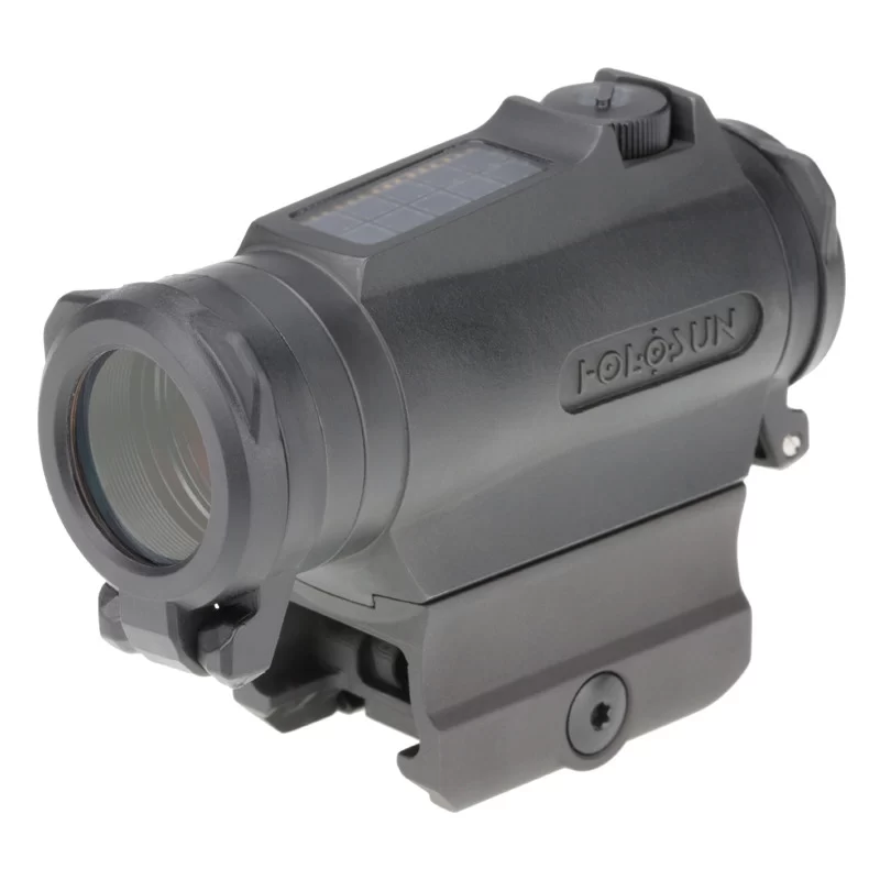 Holosun Technologies 515 Red Dot Sight Green 20MM, Titanium Housing, Solar Failsafe, Shake awake, Clear flip sights, 2 MOA Dot & 65 MOA Ring Multi-Reticle System, Quick realease and low profile mount *** NOT FOR LE USES ***