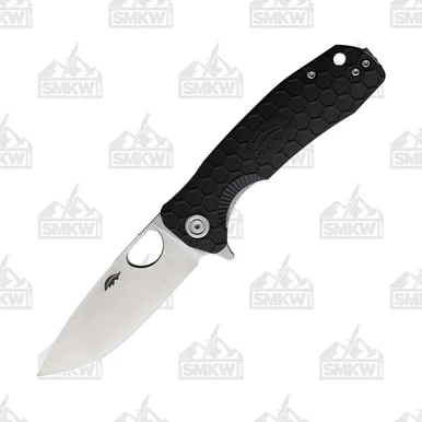 Honey Badger Medium Folding Knife 3.19in Plain Satin Drop Point HB1016
