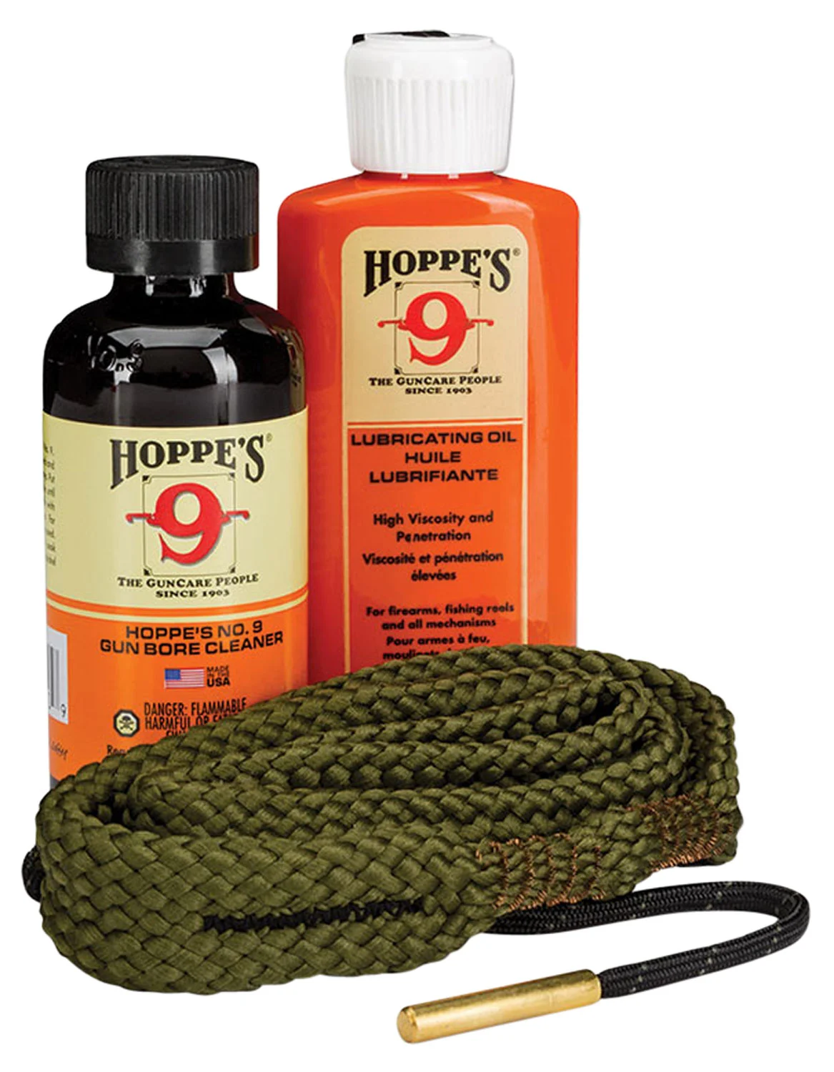 Hoppe’s 110012 1-2-3 Done Cleaning Kit 12 Gauge Shotgun (Clam Package)