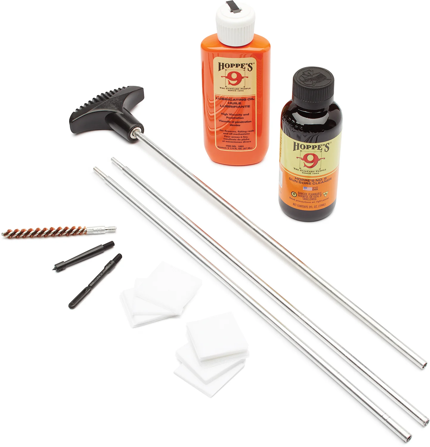 Hoppe’s Cleaning Kit for Calibers .243 – .257 Caliber 6mm 6.5mm