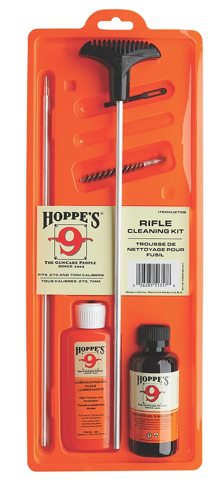 Hoppe’s U270B Rifle Cleaning Kit 7mm/270 Cal/280 Cal Rifle