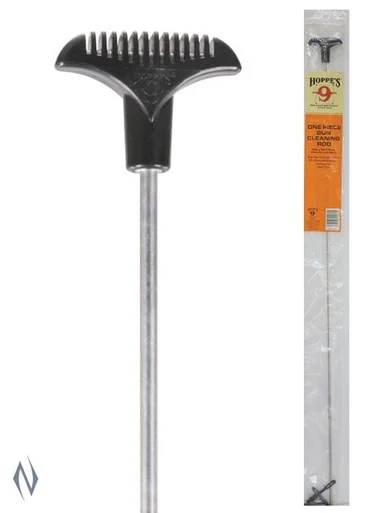 HOPPES BENCHREST CLEANING ROD 1 PC STAINLESS UNIVERSAL RIFLE / SHOTGUN 34"