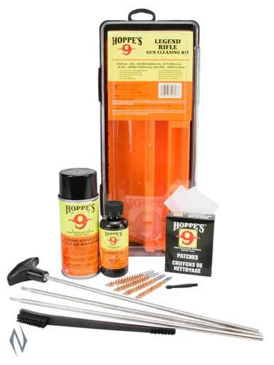 HOPPES LEGEND CLEANING KIT BOXED UNIVERSAL RIFLE WITH BRUSHES