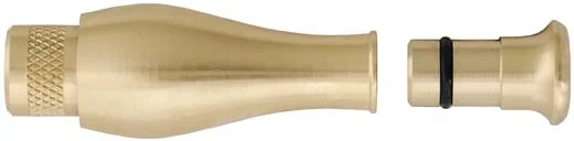 Horn Pouring Spout,French style, stopper,fits 1/2" hole, brass