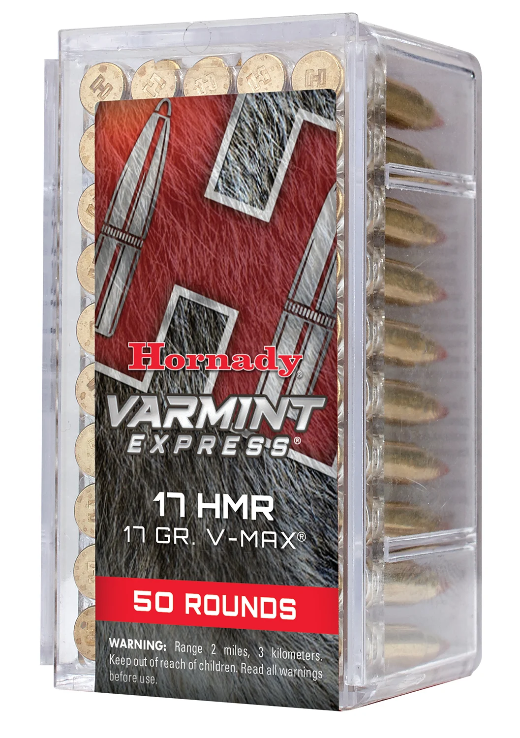 Hornady 17 HMR 17 GR V-MAX – 50 Count
