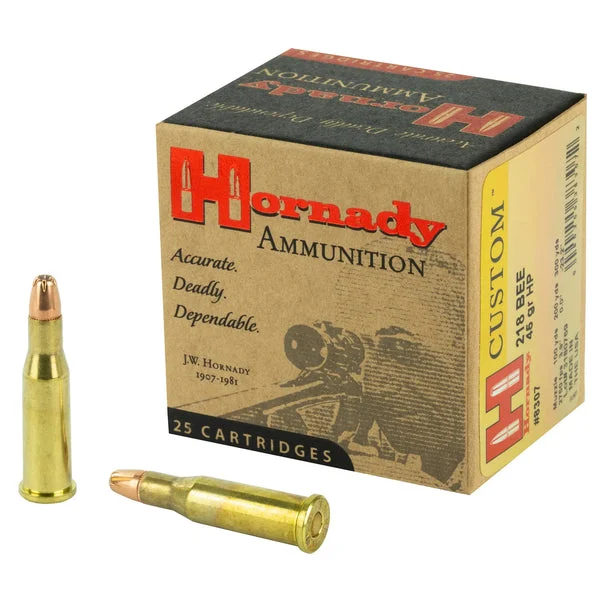 HORNADY 218 BEE 45GR HP 25RD