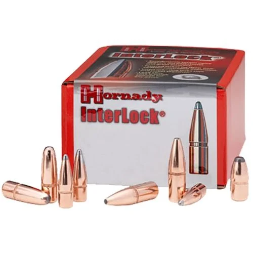 Hornady .22 Caliber .224″ Diameter 55 Grain FMJ Boat Tail Cannelured Bullet 100 Count
