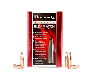 Hornady 30 Cal 308 168gr ELD Match