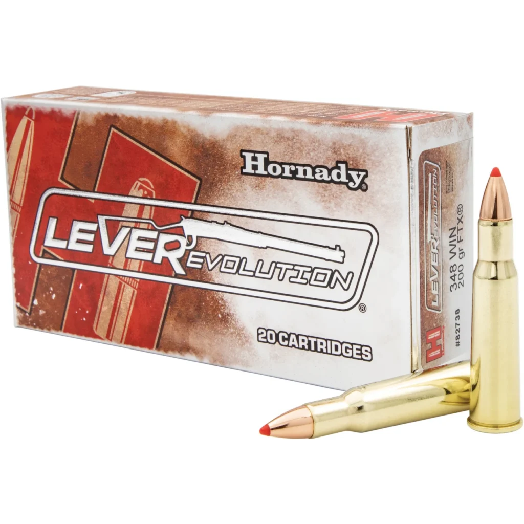 HORNADY 348 WIN 200GR LEVEREVOLUTION FTX 20