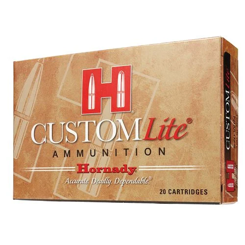 Hornady 80572 Custom Lite 7mm-08 Rem 120 gr Super Shock Tip 20 Per Box