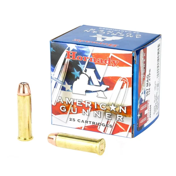 HORNADY AMERICAN GUNNER 357MAG 125GR XTP 25RD