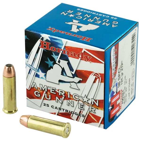 HORNADY AMERICAN GUNNER 38SPL 125GR XTP 25RD