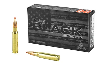 Hornady BLACK 308 Winchester 155 Grain A-MAX Ammo – 20 Per Box – 80927