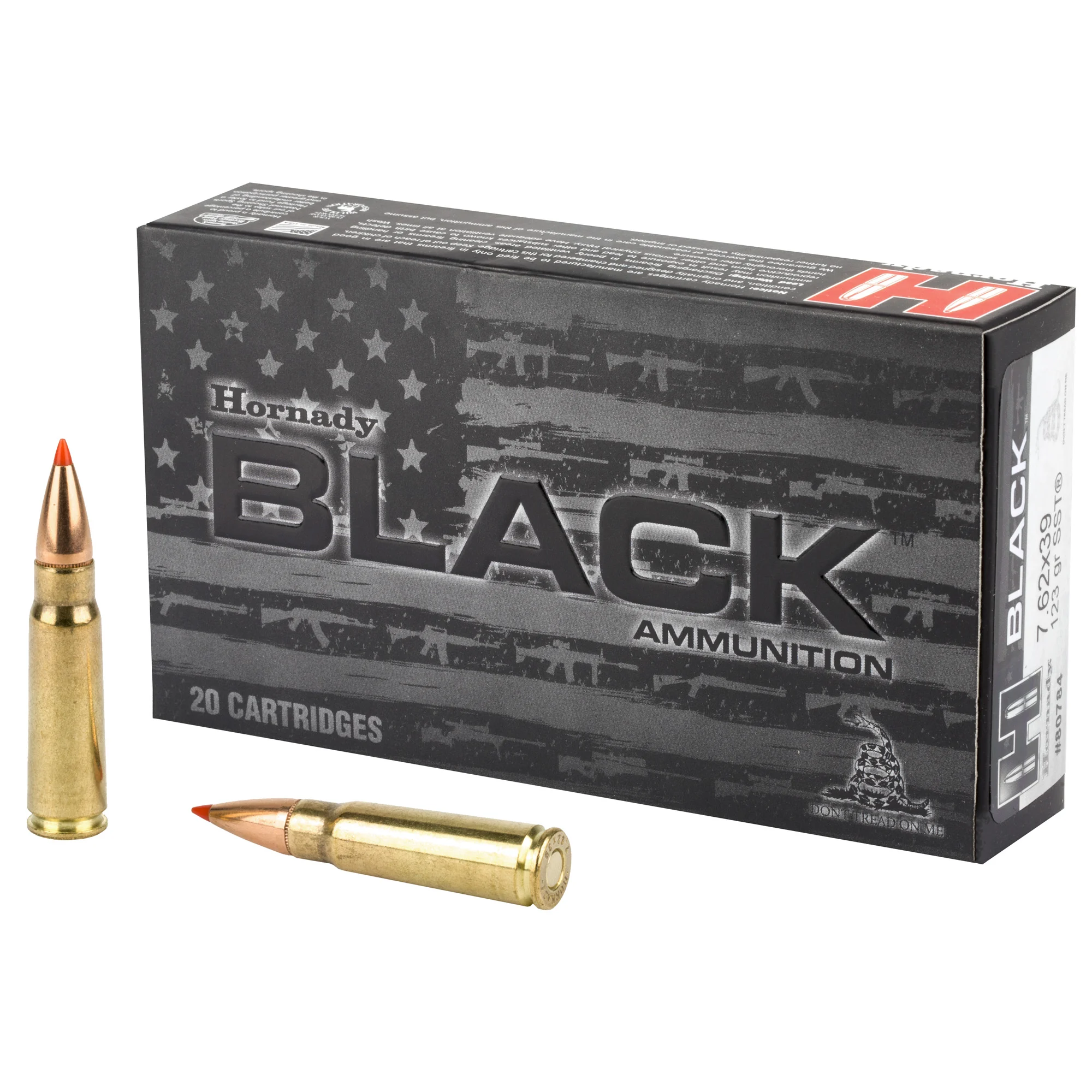Hornady Black 7.62x39mm 123 gr SST – Precision Ammo for Tactical & Hunting Use| 200 Rounds