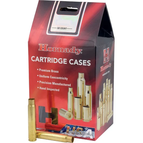 HORNADY BRASS 22 HORNET UNPRIMED 50