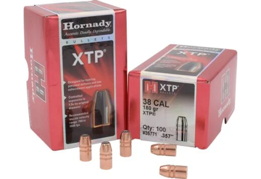 HORNADY BULLETS 38 CAL .357 180GR XTP 100CT