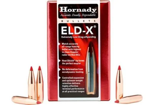 HORNADY BULLETS 6.5MM .264 143GR. ELD-X 100CT