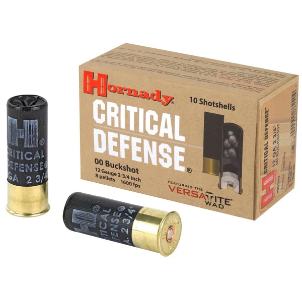 HORNADY CRITICAL DEFENSE 12GA 2.75" 00 BUCK 10RD