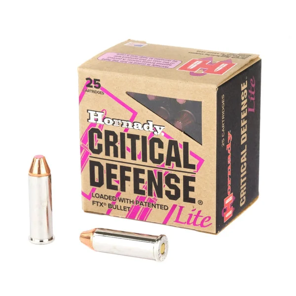 HORNADY CRITICAL DEFENSE 38SPL 90GR FTX LITE 25RD